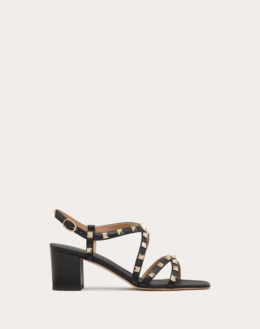 ROCKSTUD CALFSKIN SANDAL WITH STRAPS 60MM - Image 6